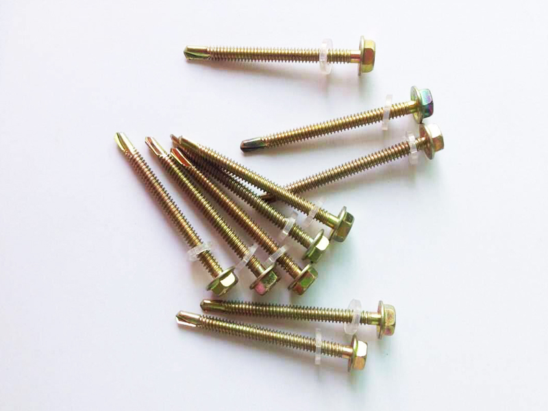 六角头法兰面钻尾丝